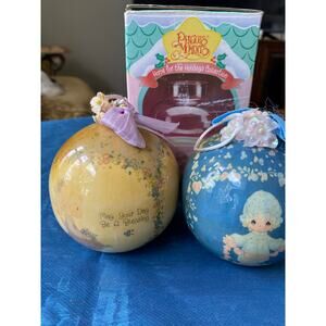 Vintage Precious Moments "Home for the Holidays Collection" ornaments by Enesco